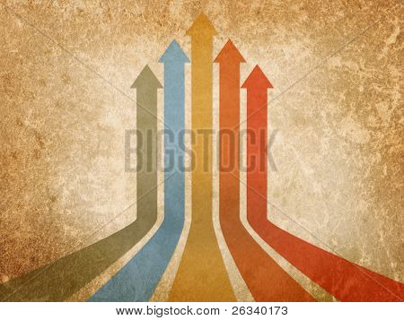 Levantamiento flechas - estilo retro