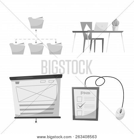 Vector Design Of Education And Learning Icon. Set Of Education And School Vector Icon For Stock.