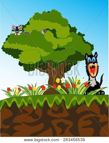 Tree High On Breakaway And Wild Animals