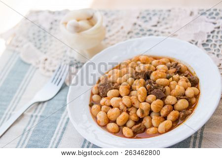 Baked Beans / Kuru Fasulye / Turkish Food.