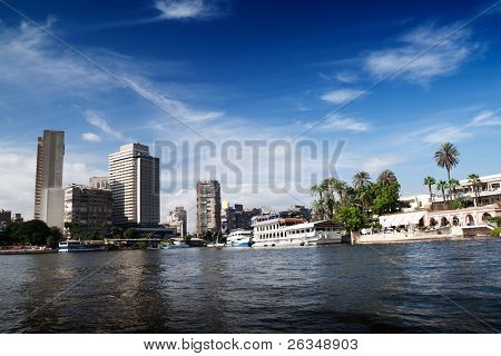 Vue du Caire Nil, Égypte.