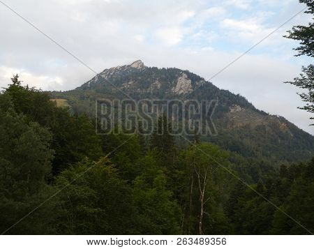 Summit Rock Panorama Landscape Of The Mountains In South Tyrol Italy Europe