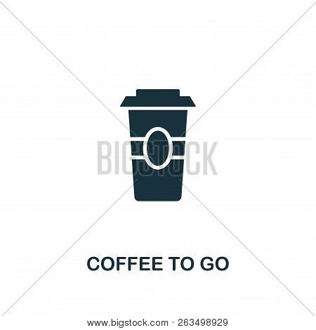 Coffee To Go Icon. Premium Style Design From Coffe Shop Icon Collection. Ui And Ux. Pixel Perfect Co
