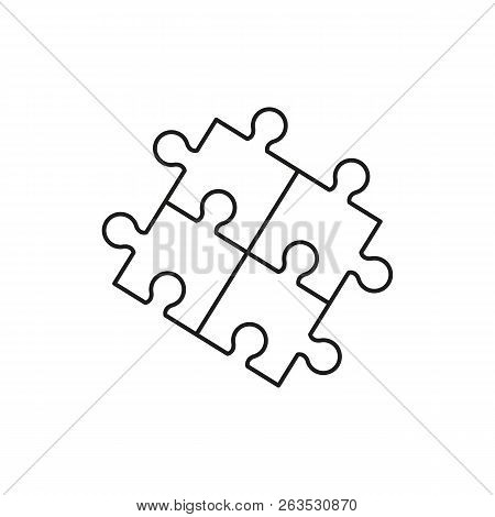 Puzzel Of Line Icons The Game Skill