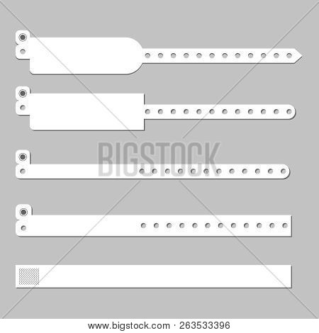 Wristband Bracelet Vector Template . Wristband Hospital Patient Wristlet