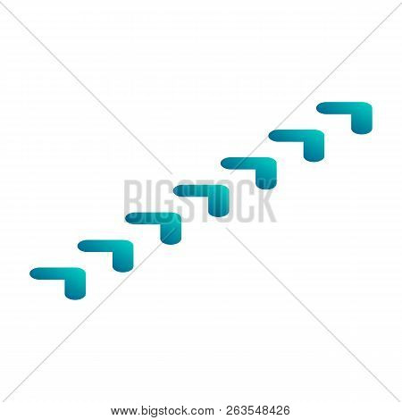 Green Sideway Icon. Isometric Of Green Sideway Vector Icon For Web Design Isolated On White Backgrou