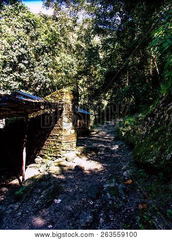 Everest Nepal September 30, 2018 View Of The Nature And Wildlife On The Way To Everest Base Camp, Tr