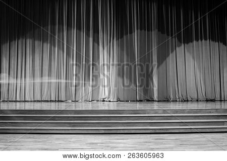Motion On The Stage Wood.