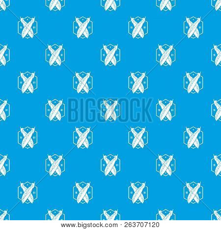 Eco Peas 1981 Pattern Vector Seamless Blue Repeat For Any Use