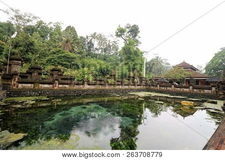The Holy Temple Tirta Empul In Bali