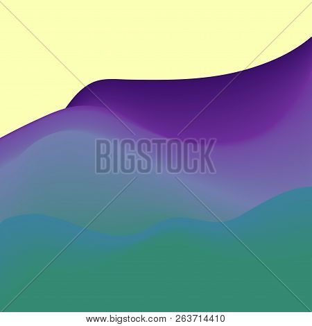 Colorful Geometric Background. Fluid Shapes Composition. Eps10 Vector.