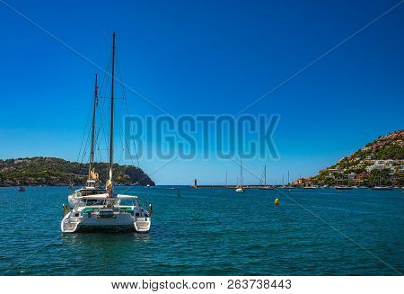 Port De Andratx Marina, Bay Mallorca Island, Mediterranean Sea Spain