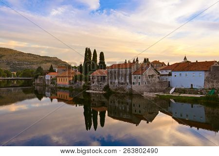 Cityscape of Trebinje - Bosnia and Herzegovina - architecture travel background