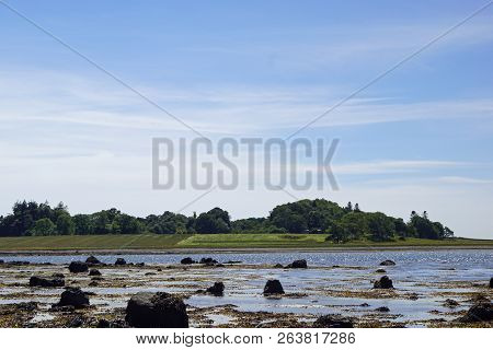 Castle Stalker Is A Tower House About 2.5 Kilometers Northeast Of Port Appin, A Village In Argyll An