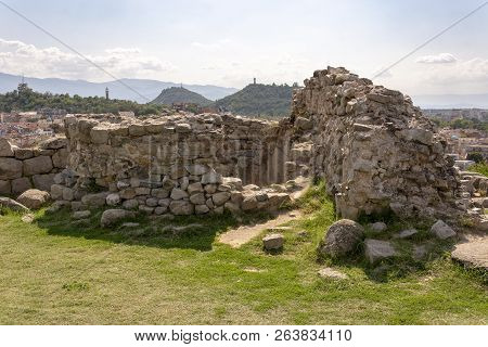 Nebet Tepe Hill With Ruins And Old Cobblestone Path.