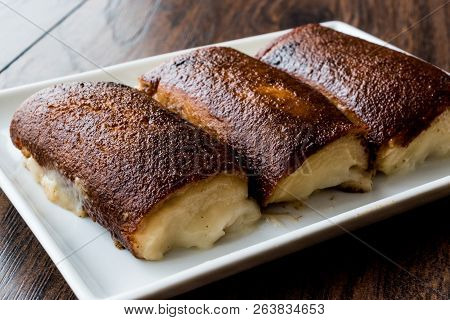 Turkish Traditional Desert Kazandibi / Milk Pudding