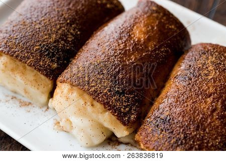 Turkish Traditional Desert Kazandibi / Milk Pudding