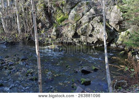 Waterfall Kivach, Karelia, Russia