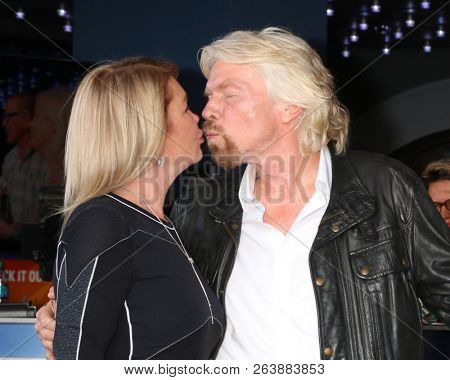 LOS ANGELES - OCT 16:  Joan Templeman Branson, Sir Richard Branson at the Sir Richard Branson Star Ceremony on the Hollywood Walk of Fame on October 16, 2018 in Los Angeles, CA