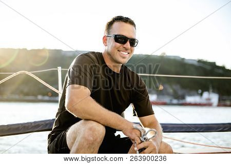 Yaghting Adventure People On The High Sea