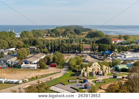 Wladyslawowo, Poland - September 18, 2018: View Of Wladyslawowo City And Baltic Sea.