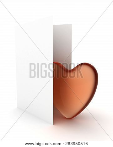 Love Mail - Conceptual Image. 3d Image Renderer