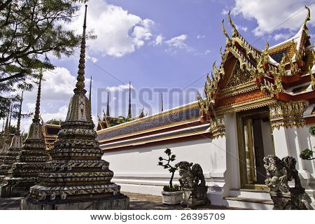 Pra-chetupon chrám Bangkok Thajsko