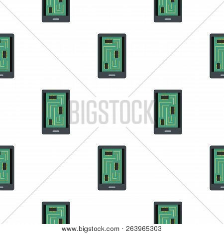 Phone Innards Pattern Seamless For Any Design Illustration
