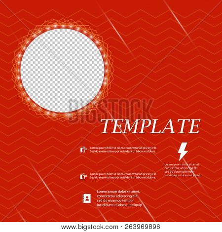 Business Brochure Flyer Design Layout Template In A4 Size, With Background, Vector Eps10.
