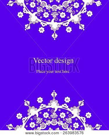 Geometric Abstract Poster With Round Elements. Vector Illustration.