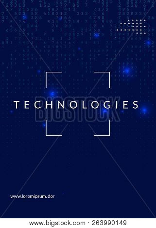 Quantum Computing Background. Technology For Big Data, Visualization, Artificial Intelligence And De