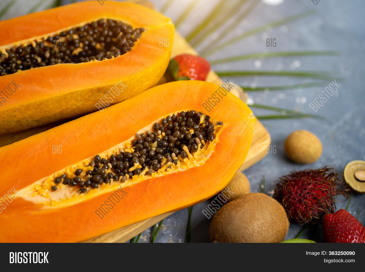 Papaya. Tropical Image & Photo (Free Trial) Bigstock