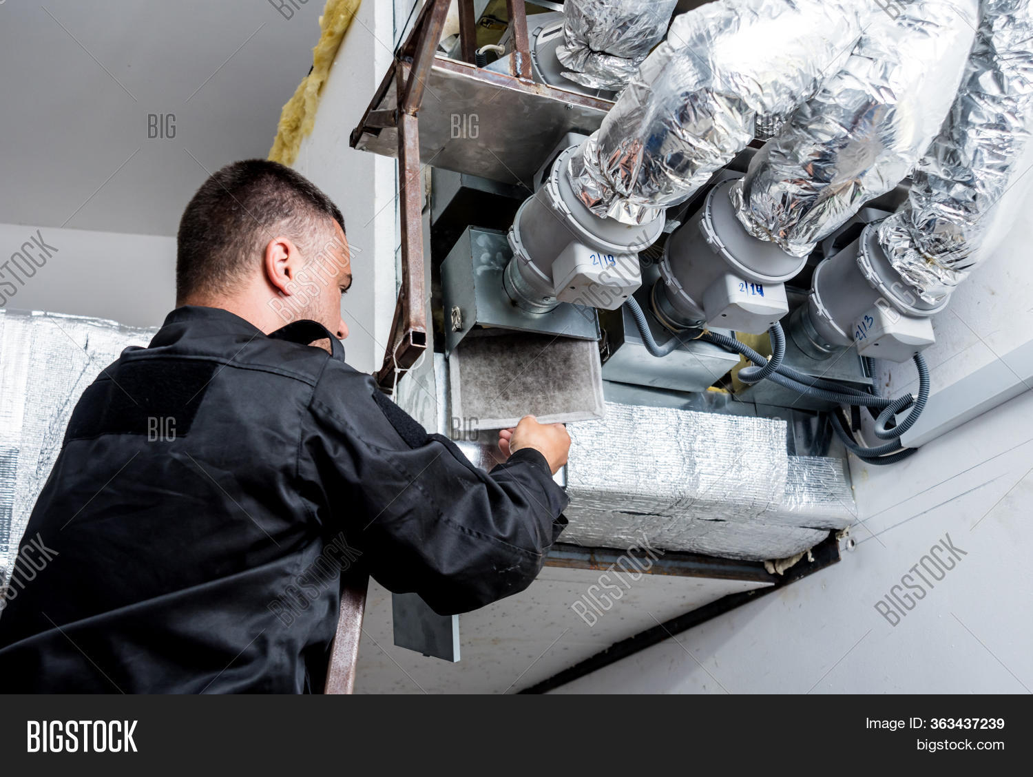 Ventilation Cleaning. Image & Photo (Free Trial) Bigstock