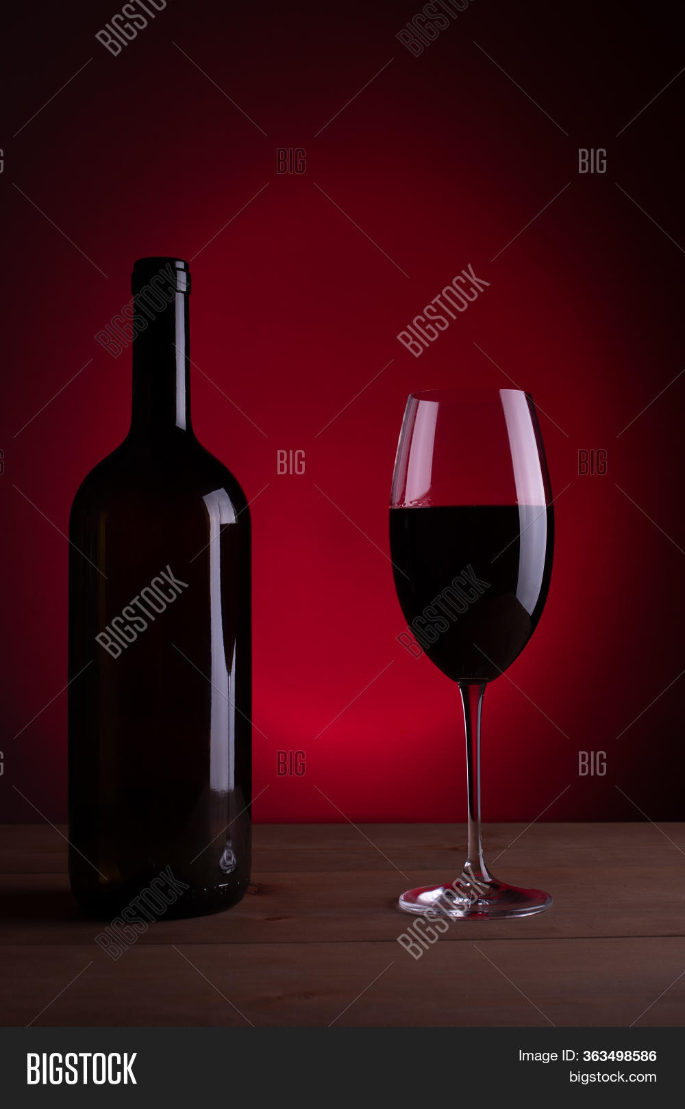 Black Bottle Red Wine Image & Photo (Free Trial) Bigstock