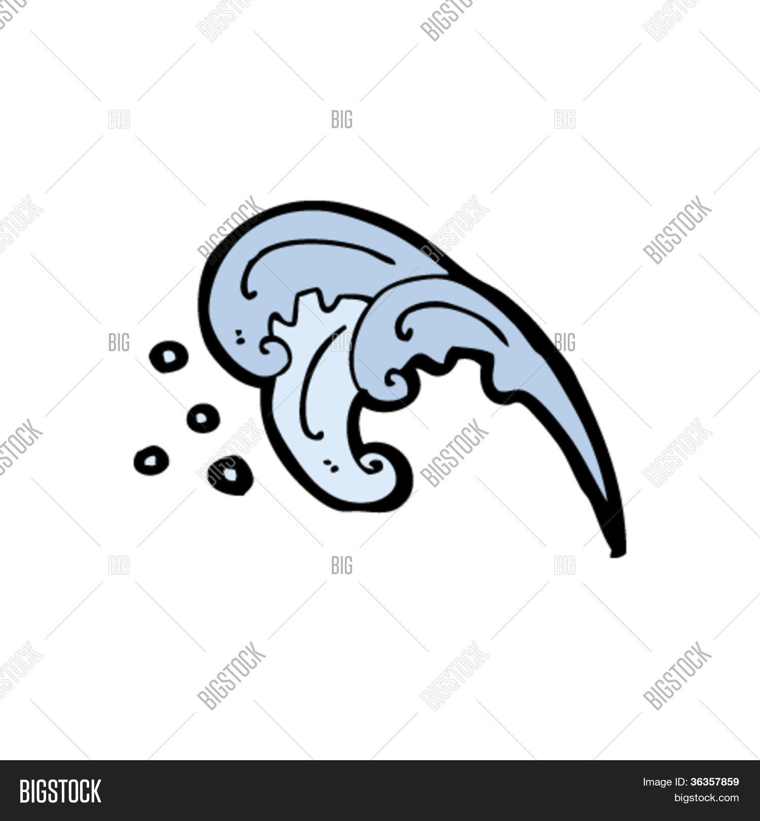 Cartoon Water Splash Vector & Photo (Free Trial) | Bigstock