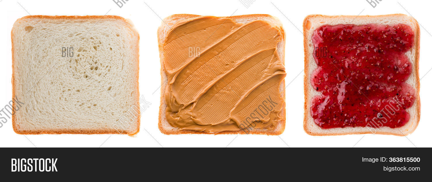 Set Peanut Butter Image Photo Free Trial Bigstock