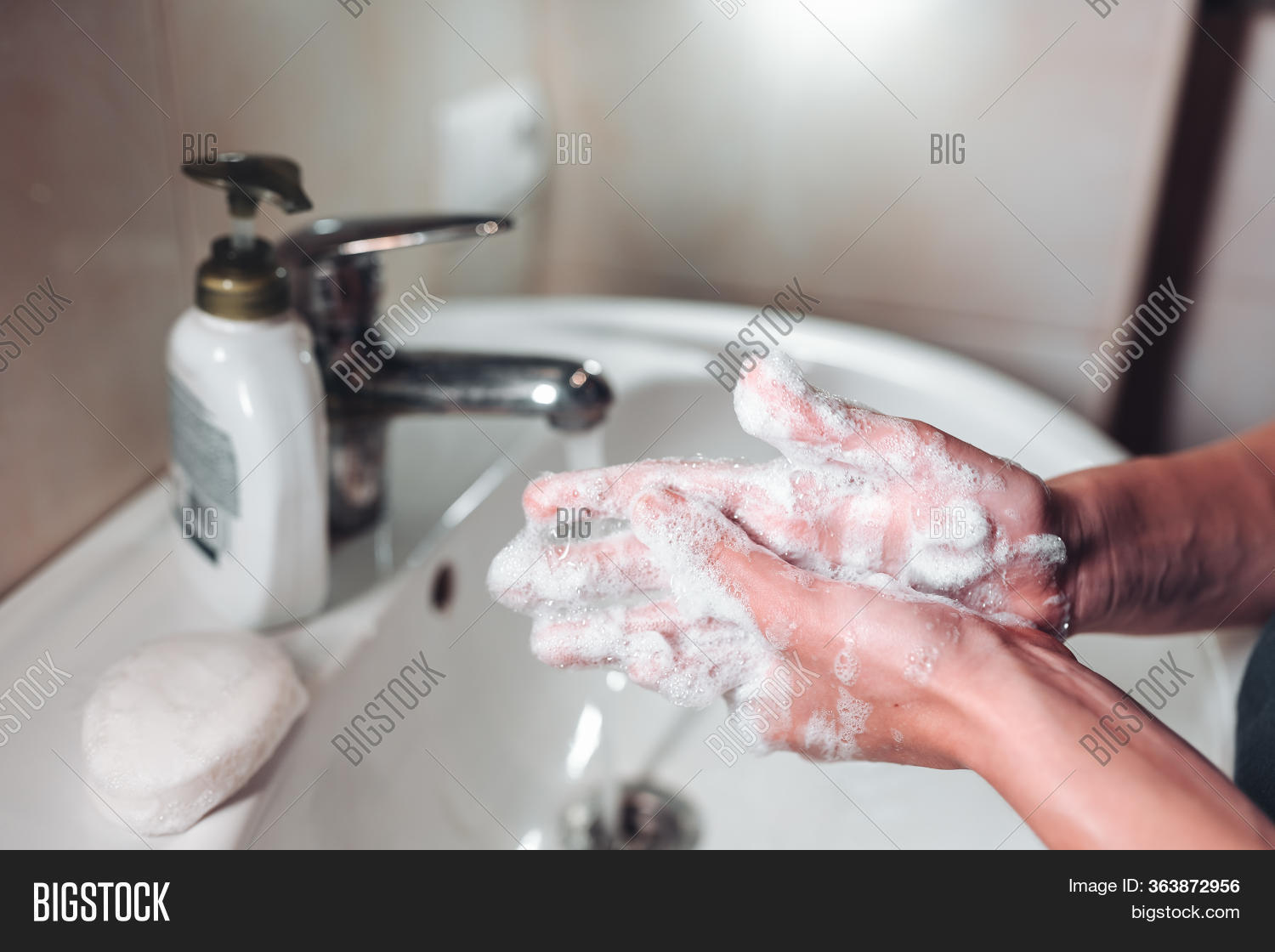 Man Washing Hands Image & Photo (Free Trial) Bigstock