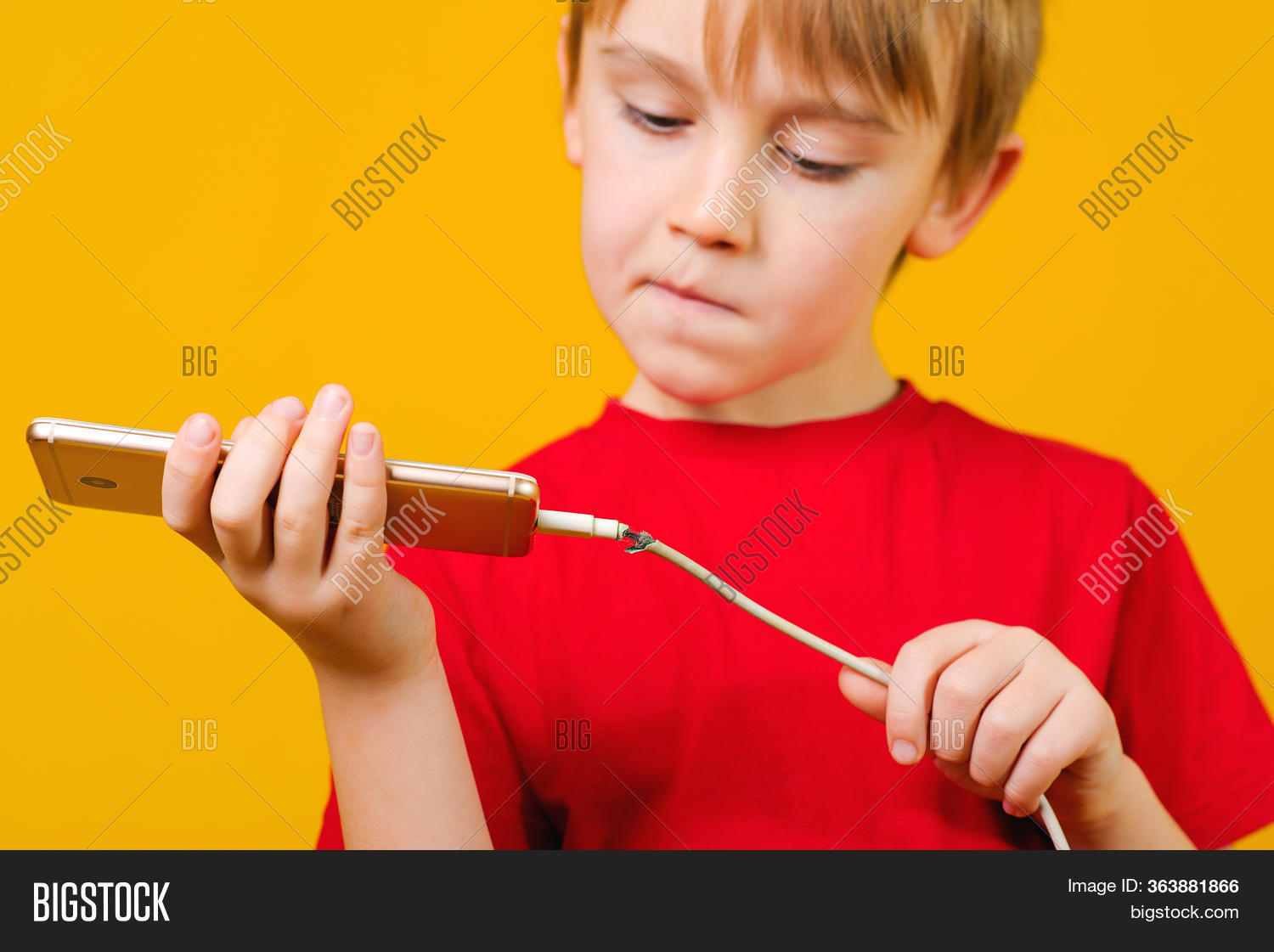 Boy Holding Mobile Image & Photo (Free Trial) Bigstock