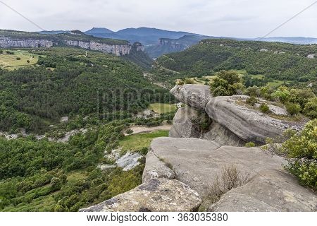 View Of The Corbera Rocks.