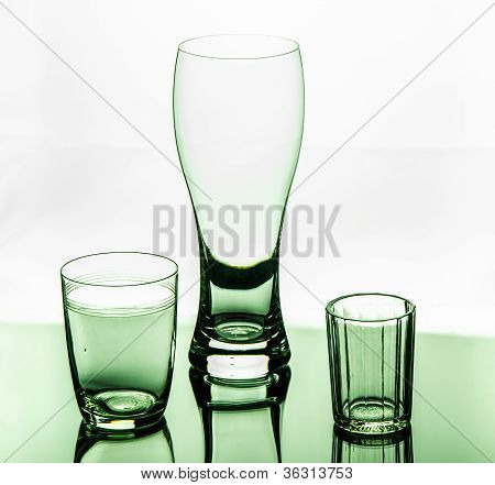 Verres vides