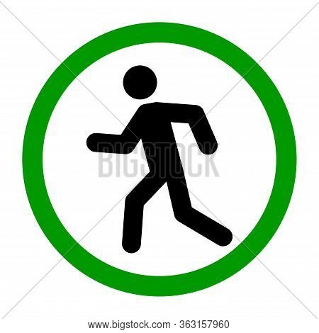 No Walk Icon Access Vector Photo Free Trial Bigstock
