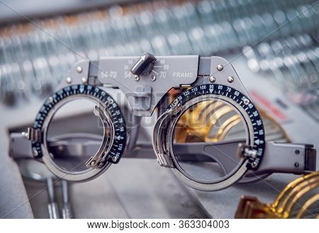 Ophthalmic Equipment. Medical Laboratory. Modern Medical Technology.