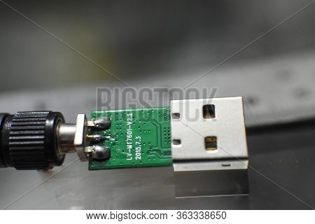 Spare Part Of Usb Port. Computer Internet