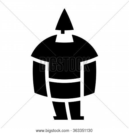 Bearded Viking Knight Sign Icon Logo Vector Illustration