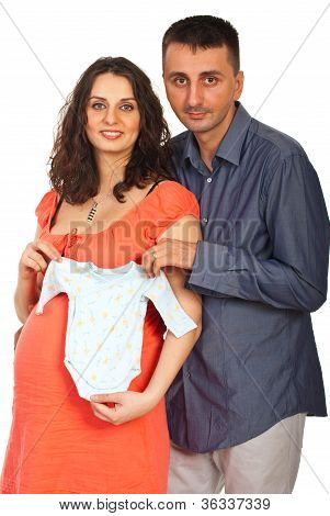 Eltern Baby Boy Tuch anzeigen