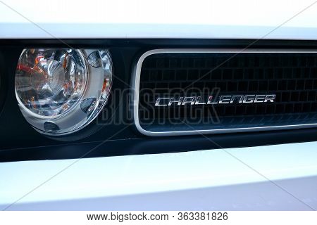 Pasig, Ph - May 13 - Dodge Challenger At Hot Import Nights Car Show On May 13, 2018 In Pasig, Philip