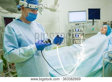 Endoscopic Sinus Surgery. Laser Vaporization Of Nasal Concha
