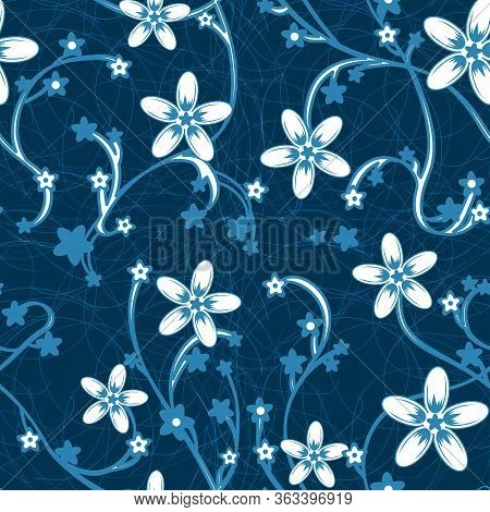 Floral Pattern - Retro Style Chinese Parttern Seamless.