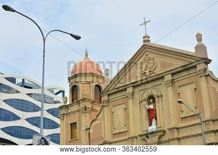Pasay, Ph - July 15 - Archdiocesan Shrine Of Jesus The Way, The Truth, And The Life Church Facade On
