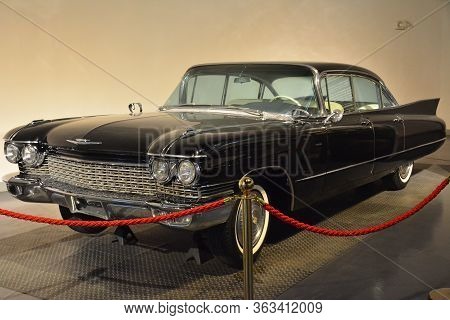 Quezon City, Ph - Apr. 28: 1959 Cadillac De Ville Used By President Diosdado Macapagal Display At Pr